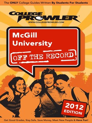 cover image of McGill University 2012